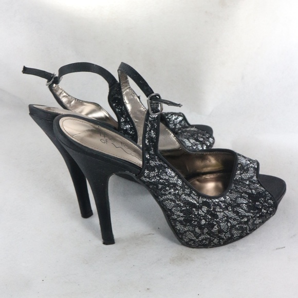 Touch of Nina Peep Toe Slingback Platform Heel - Picture 4 of 8